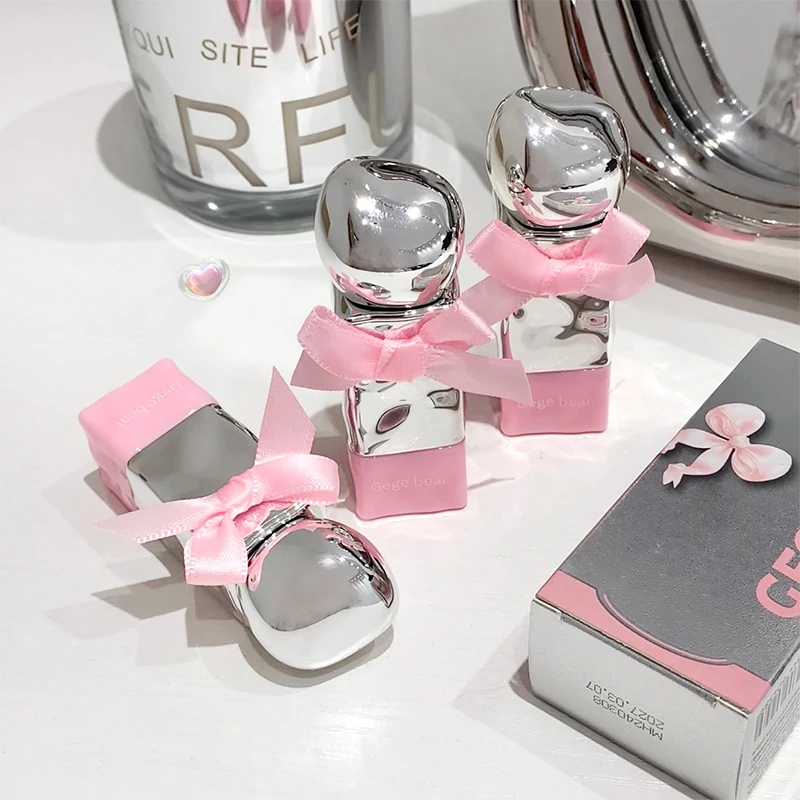 Gegebear Water Gloss Lip Glaze Set, spiegelähnliches Make-up, nicht leicht zu färben, Cup Valentinstag-Lippenstift-Set