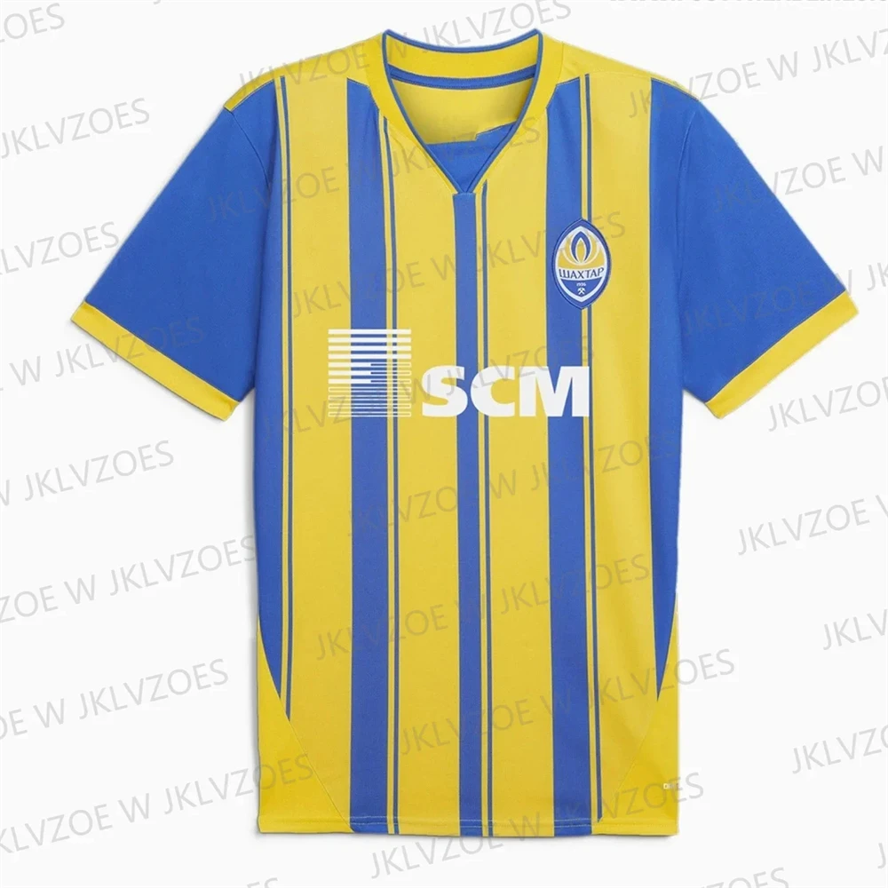 2024 New Summer Arriavl Shakhtar Donetsk Home/Away Kit Football T-shirt For Adult/Kids Clothes Boys Breathable Quick-dry T Shirt