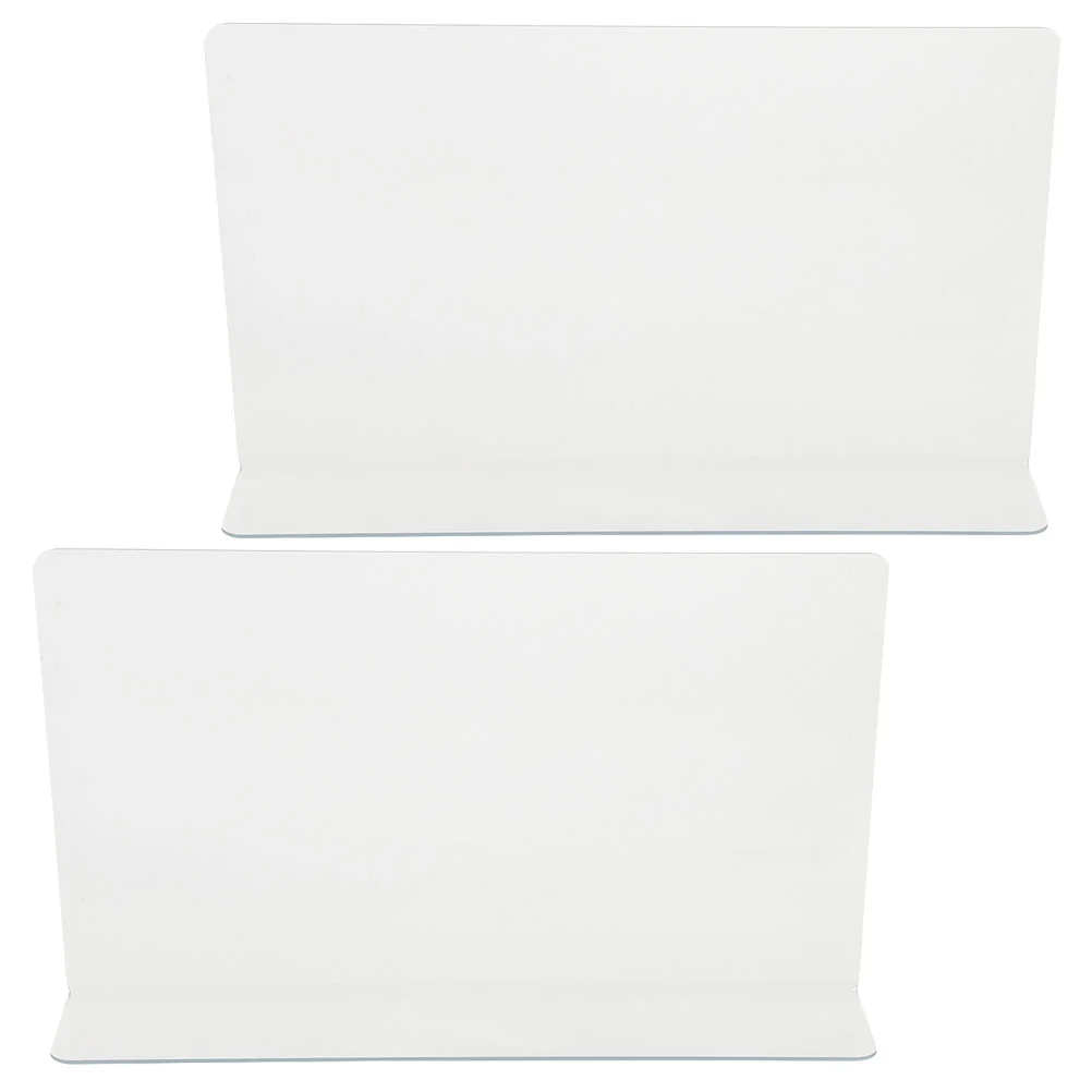 

2 Pcs Splash Proof Anti-splash Baffle Bath Exterior Shower Guard Pvc Bathtub Splashing