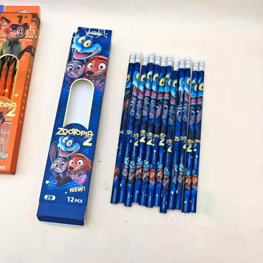 Zootopia Cartoon 2B Pencil Special Wooden Natural Wood Pencil for Students Ideal for Drawing and Writing Back to School Season view 6