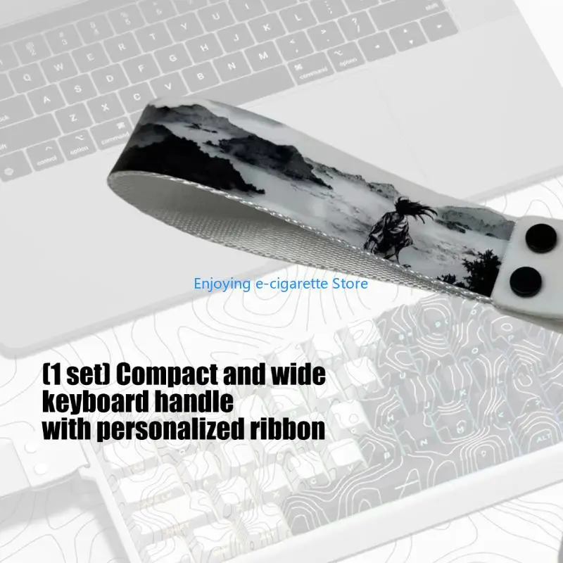 Modisches Tastaturband, einfache Installation und Entfernung, Stoff-Tastaturbänder Y4QF – Detail 9