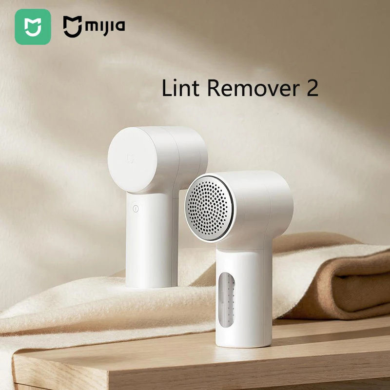 2025 New Xiaomi Mijia Lint Remover 2 Clothes Rechargeable Fuzz Pellet Fabric Shaver Trimmer Machine Hair Balls Removers Portable