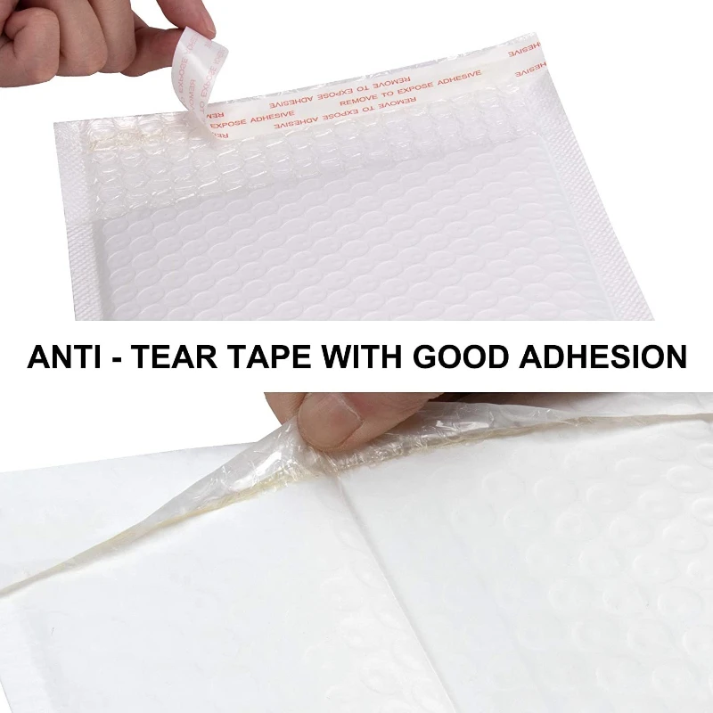 10Pcs/Lot White Foam Envelope Bags Self Seal Mailers Padded Shipping Envelopes With Bubble Mailing Bag Shipping Packages Bag