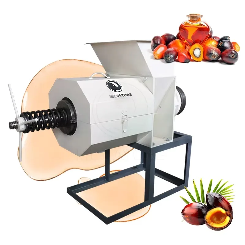 

Multifunctional Edible Palm Oil Press 500kg/h Semi-Automatic Cold & Hot Pressing Machine