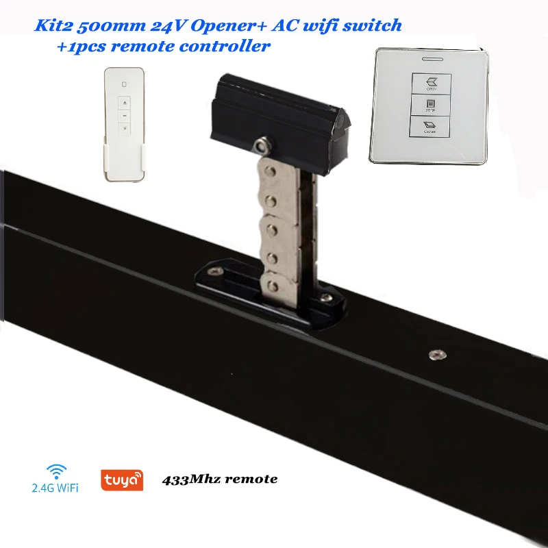 500mm Chain Window Opener Aluminum Window Motor Skylight Actuator DIY Smart Home Basement Awning Engine Optional Remote control