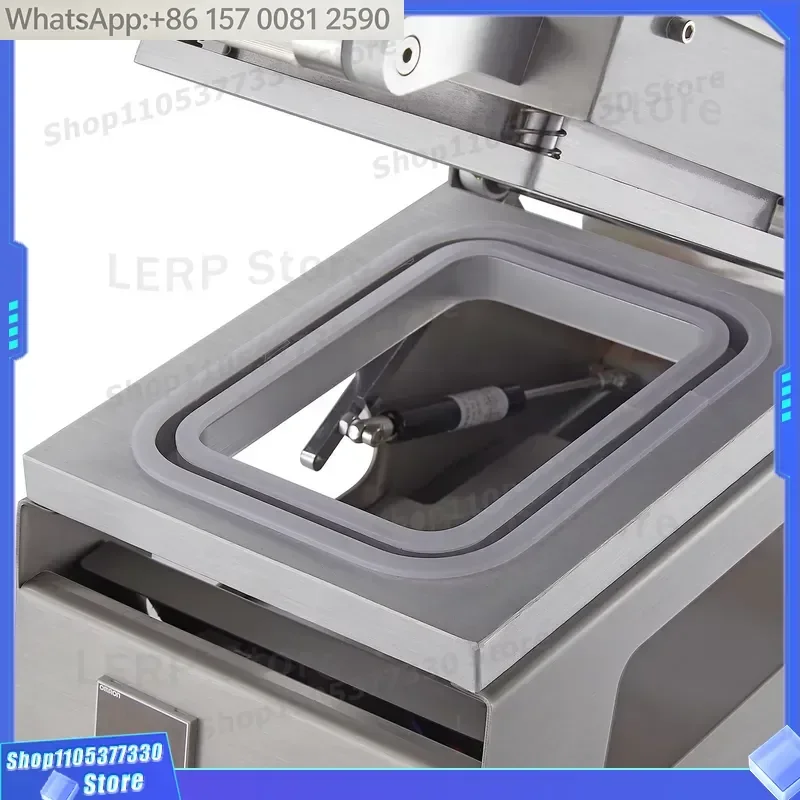 Durable Home Household Supermarket Shop Use Plastic Cling Film Tray Vacuum Sealing Sealer Machine for Packing Fast Food Bowl