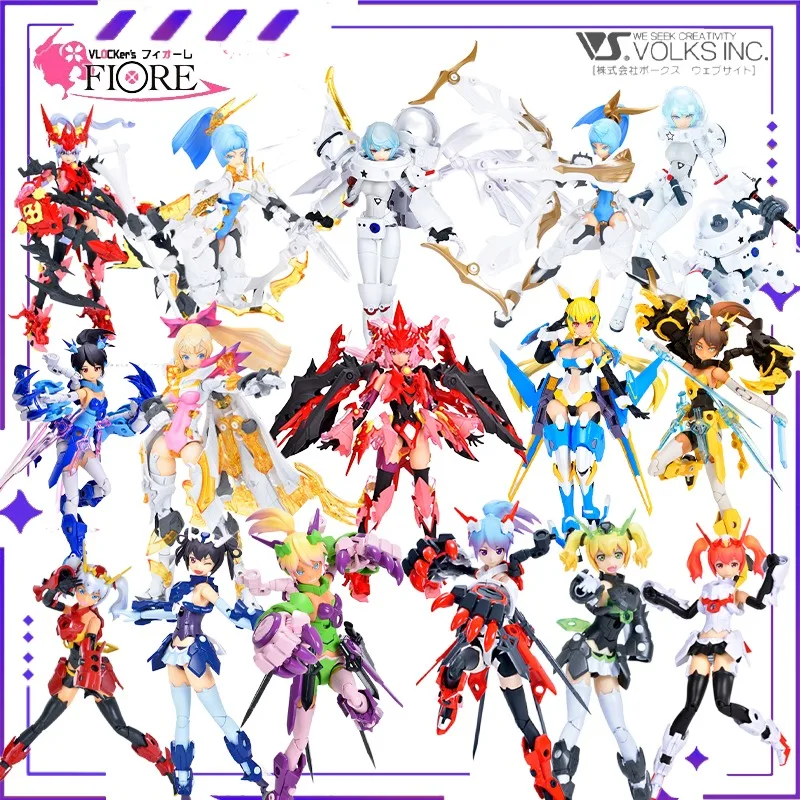 

Оригинальная серия Volks VLOCKer FIORE Primula Laurel Rose Lily, собранная модель машинной машины для девочек, аниме, мобильная собранная модель, игрушка в подарок