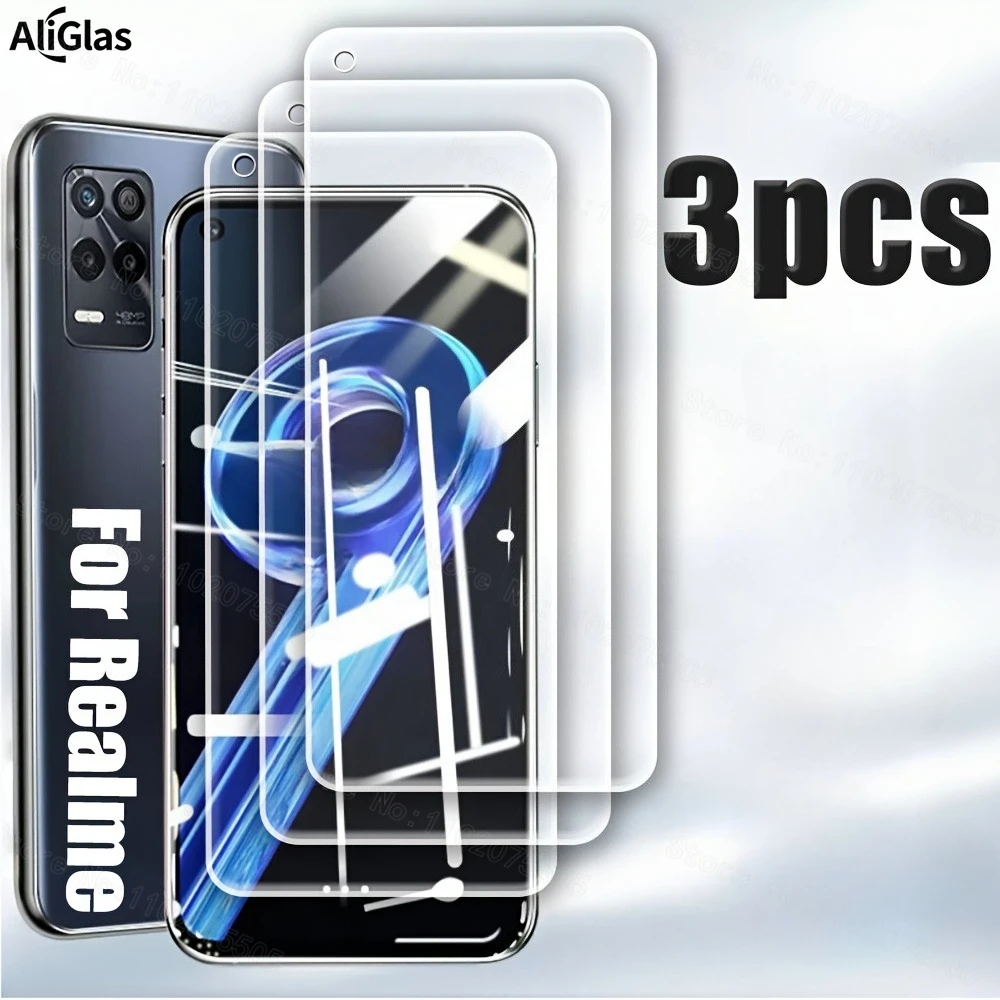 

3pcs mobile phone tempered film for Realme 15T 15 pro 15 lite Protective film Feel silky Screen Protector Give Christmas