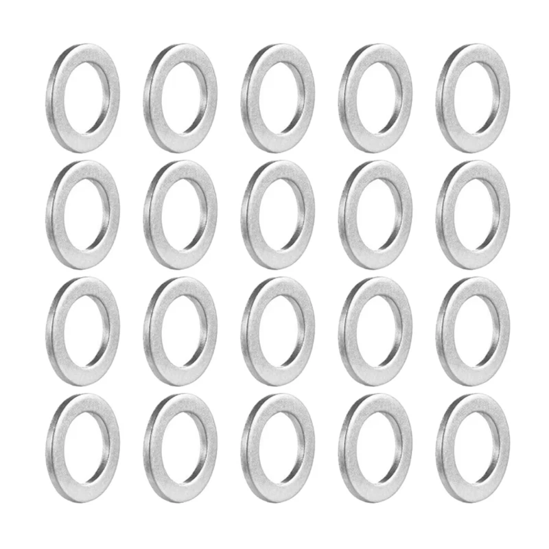 D5BE Engine Bottom Oil Drain Plug Seal Washers 94109-14000 94109-12000 Replacement Seal Gaskets Auto Accessories
