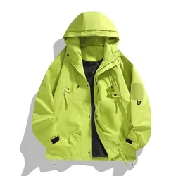 Interchange Jacket 2024 New Trendy American Work Jacket for Men and Women Windproof and Waterproof Outdoor Mountaineering Coat