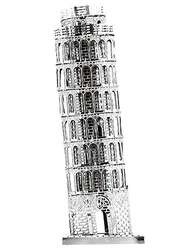 Leaning Tower of Pisa 3D Metal Puzzle model kits DIY Laser Cut Puzzles Jigsaw Toy For Children