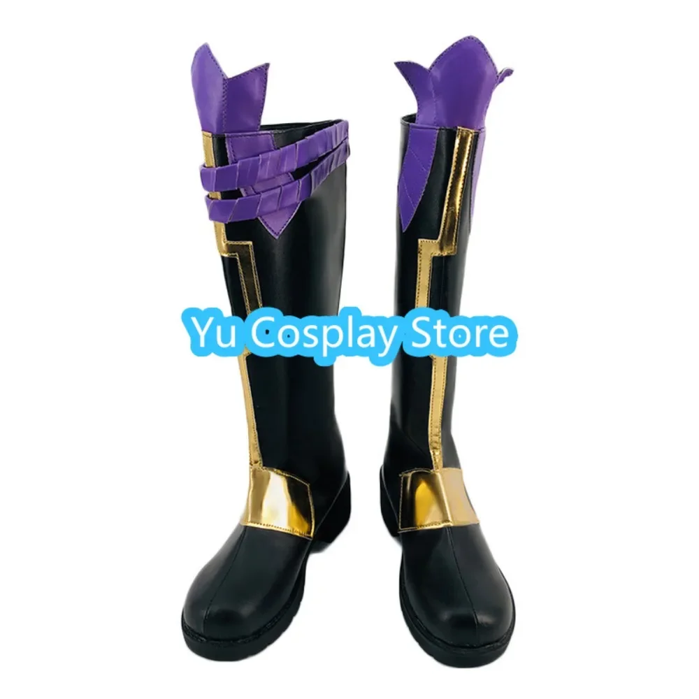 Yu Cosplay Store Genshin Impact Xiao Cosplay Shoes Performance Halloween Role Play Shoes Boots Anime Game Costume Props Anime