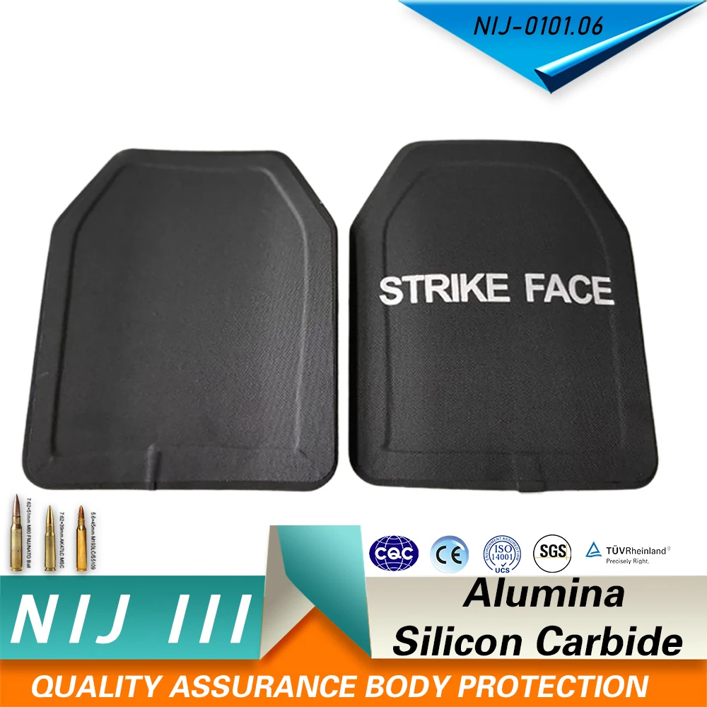 

NIJ III Level Bulletproof And Riot-Proof Military Combat Equipment Alumina, Silicon Carbide Ceramic Self-Defense Safety Deck
