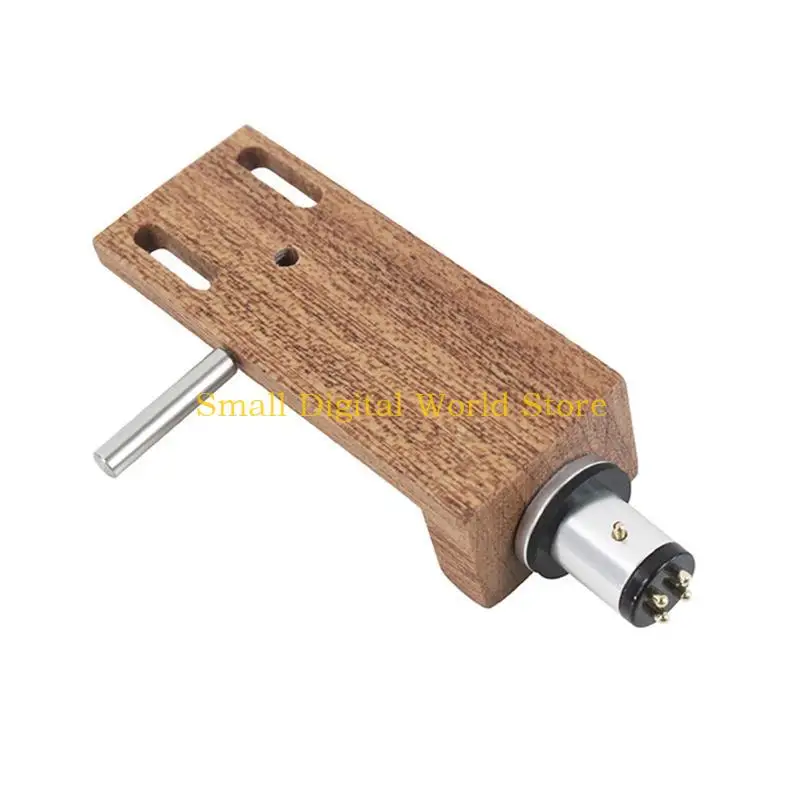 77UB Cherry Turntable Headshell Mount Universal for LP Phono Cartridge Replacement Phonograph for Head Holder