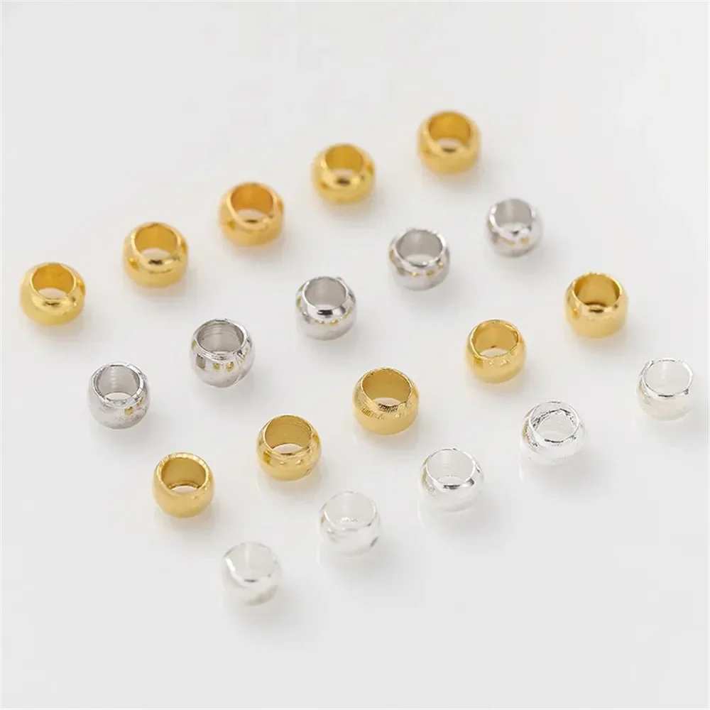 14K pakket gouden kleur bescherming positionering kraal buis DIY handgemaakte parel armband ketting sieraden materiaal accessoires