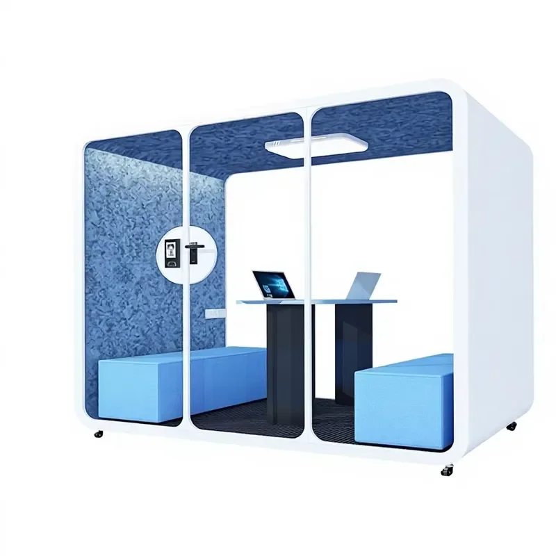for Cyspace Star Series 4 Person Soundproof Room Business Office Mobile Phone Booth Meeting Pod Sound Insulation Enclosure