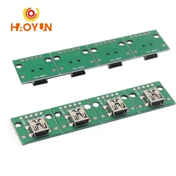 USB-2.0 3.0 암 블록/수 헤드 미니 USB-DIP 직접 플러그 PCB 어댑터 보드 데이터 모듈, 20-5 개