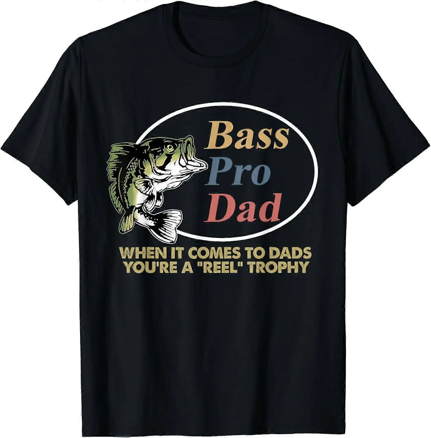 Men's Bass Pro Dad When You Become a Dad You're a Reel Trophy T-Shirt - LMM100