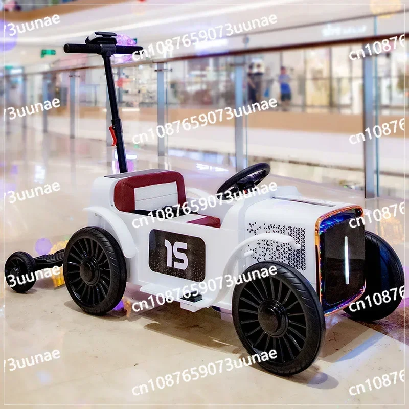 Electric Car Can Seat Adults with Double Boys and Girls  New Parent-child Car Four-wheel Remote Control Car