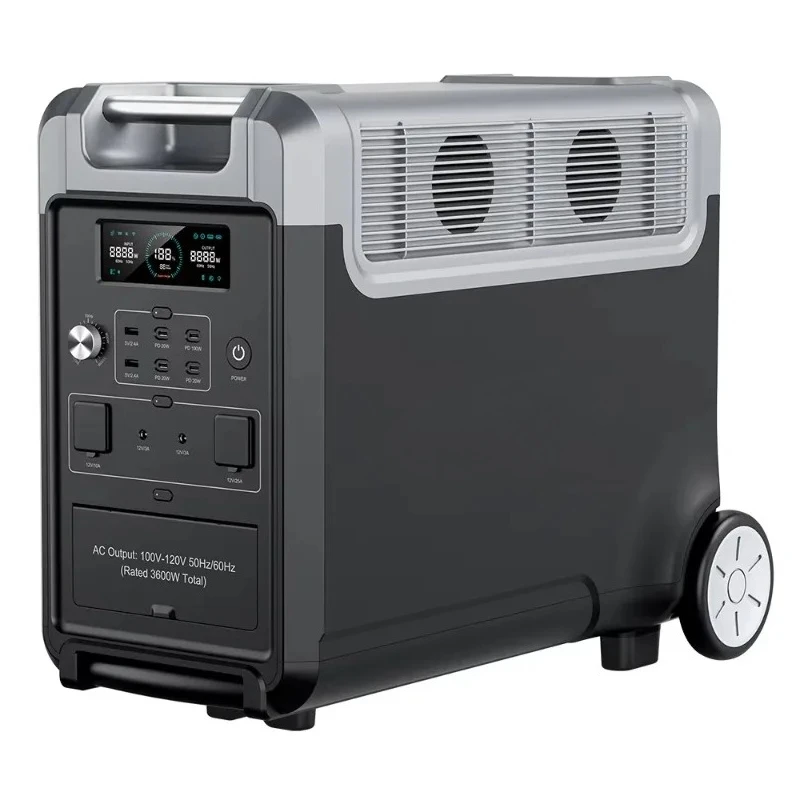 

Gererator Large Capacity 3840Wh Por Power Station 3600W 3300W with Expansion Battery