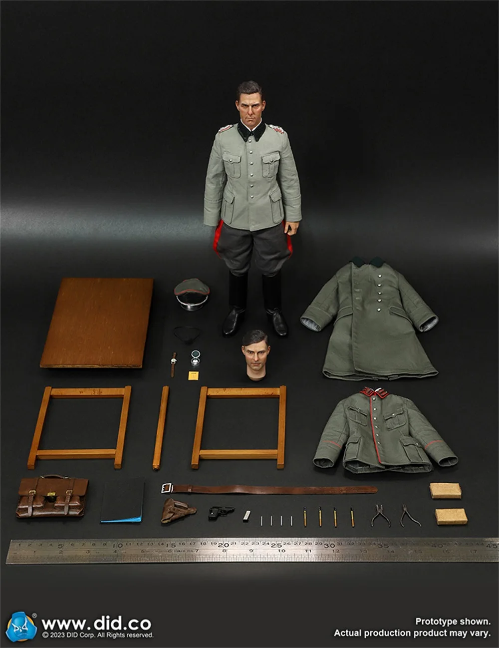 DID D80162 1/6 WWII Tom Cruise Operation Valkyrie Military Special Mission with 2 Head Version Full Set Moveable Action Figure