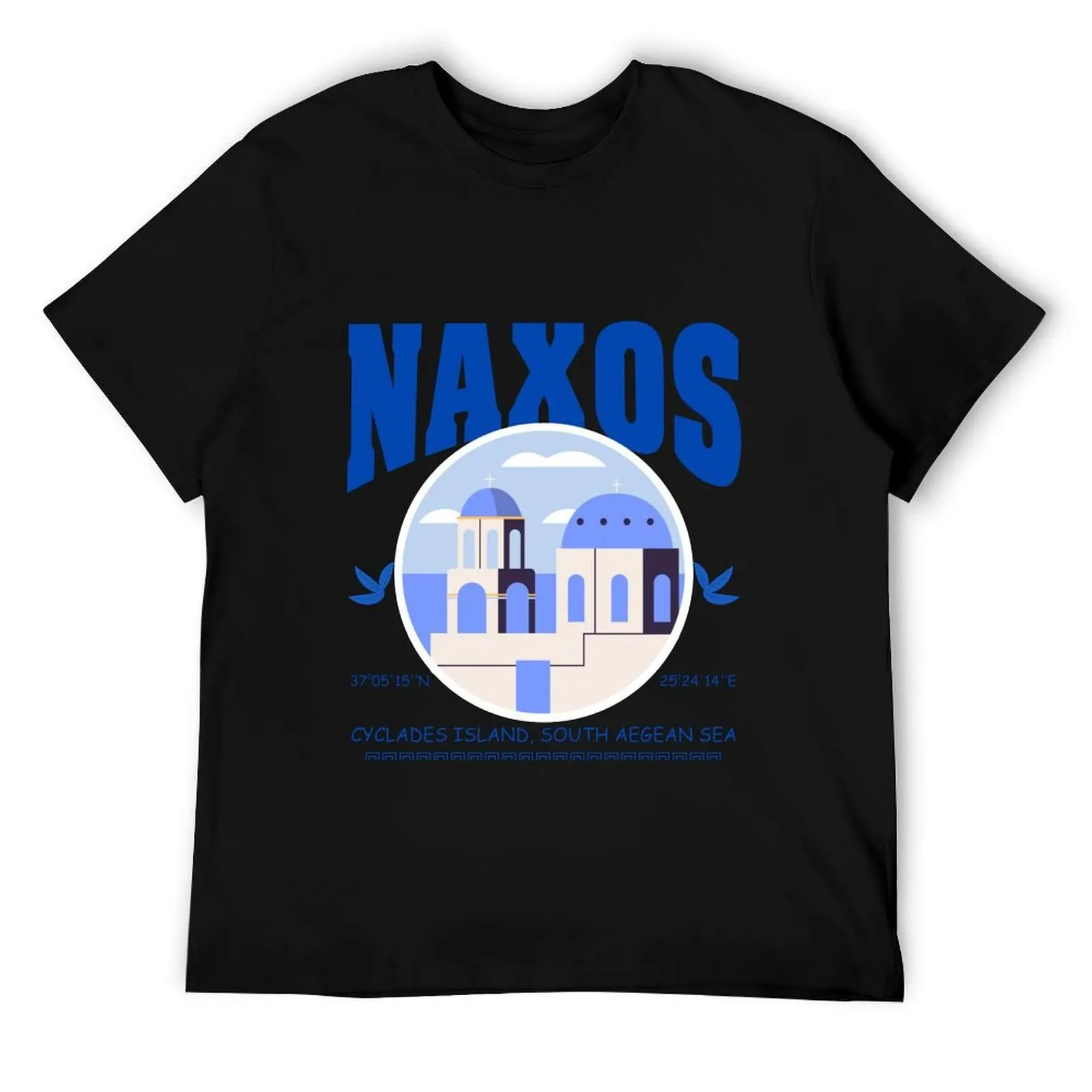 

Naxos Cyclades island T-Shirt graphic t shirts for man man t shirt luxury T-Shirt