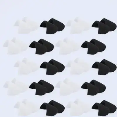 20Pairs Sponge Shoulder Pads for Women Supple Invisible Replacement Shoulder for Suits Jackets Coats Business Wear