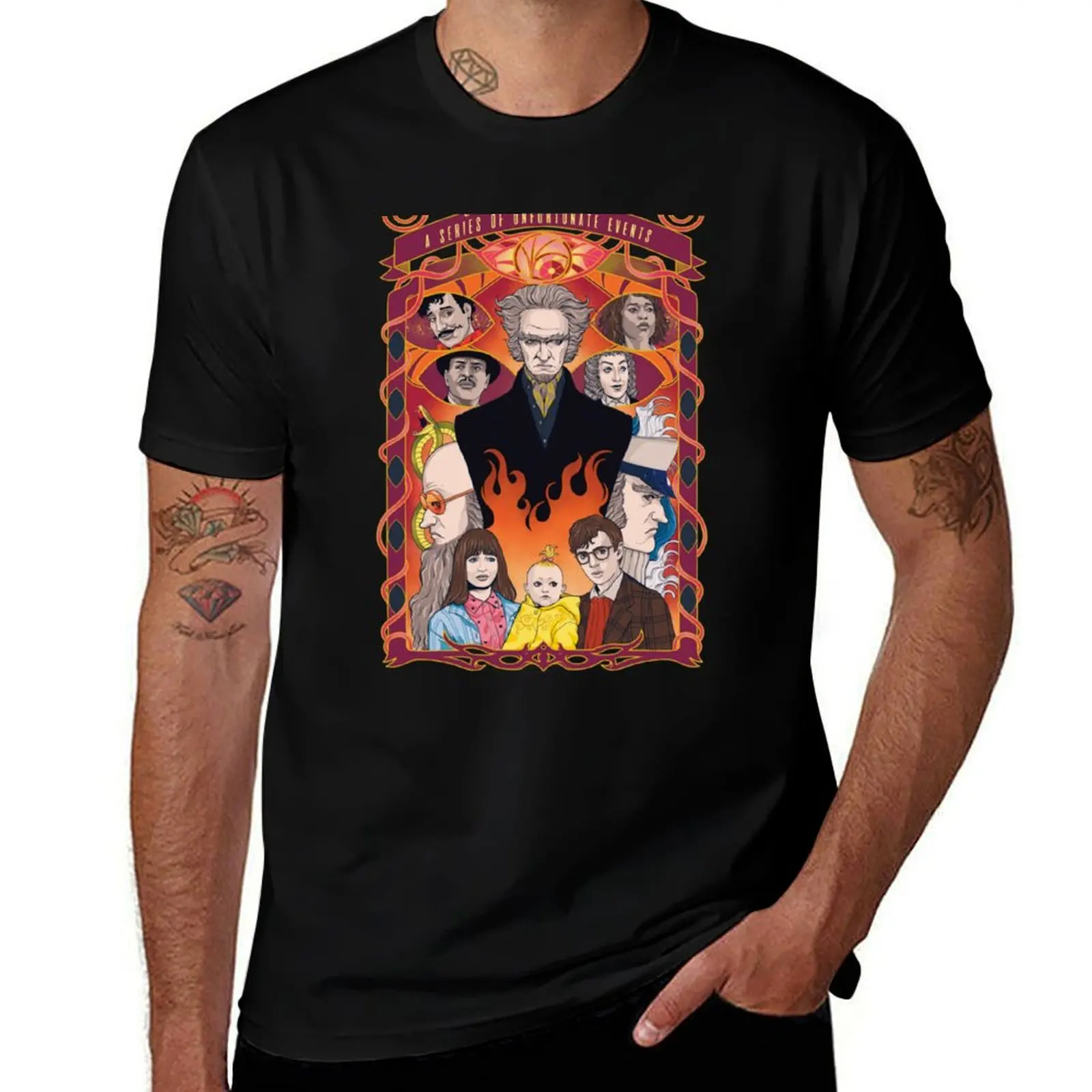 

A Series of Unfortunate Events T-Shirt Plus Size Solid Color T-Shirt