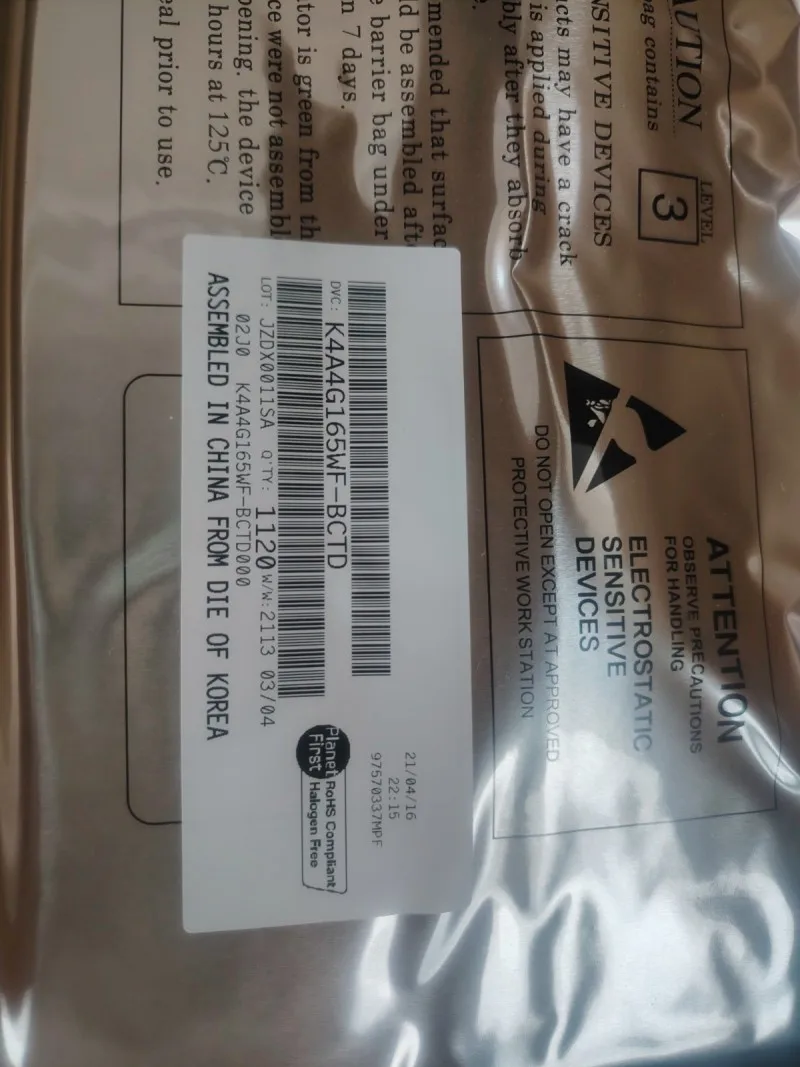 

SACOH New Original genuine K4A4G165WF-BCTD K4A4G165WF BGA-96 memory chip IC