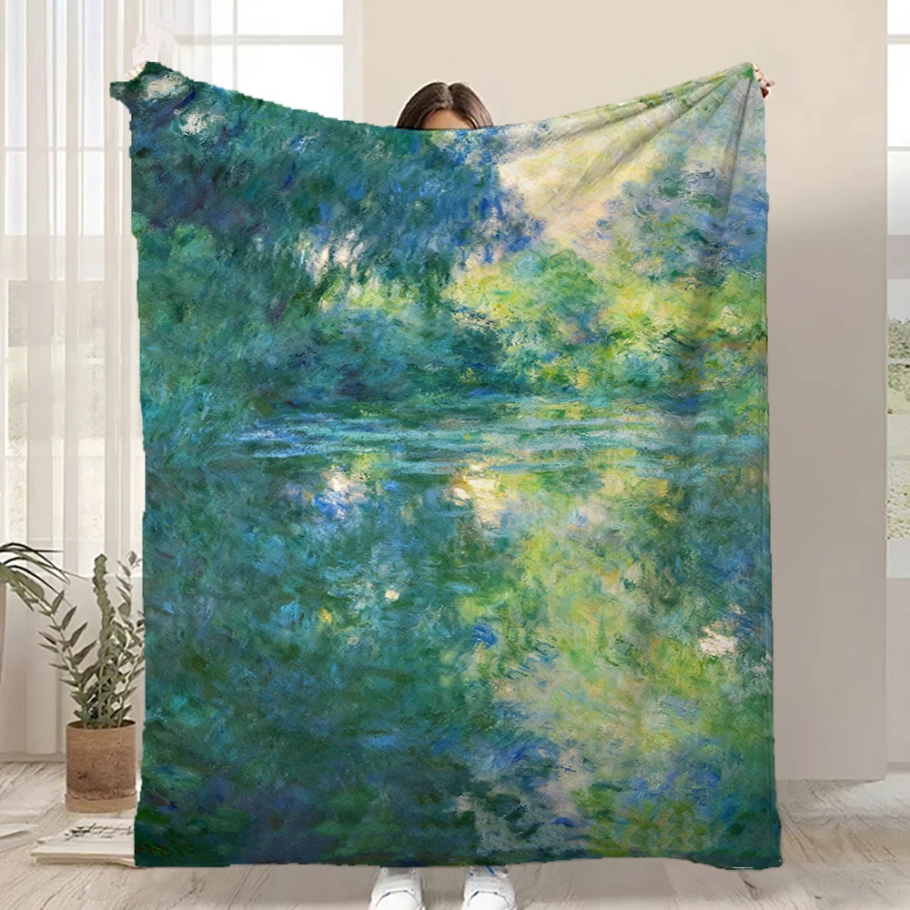 cobertor-de-flanela-com-pintura-a-Oleo-de-lago-verde-impressionista-cobertor-macio-e-quente-com-cenario-natural-para-sofa-cama-e-quarto