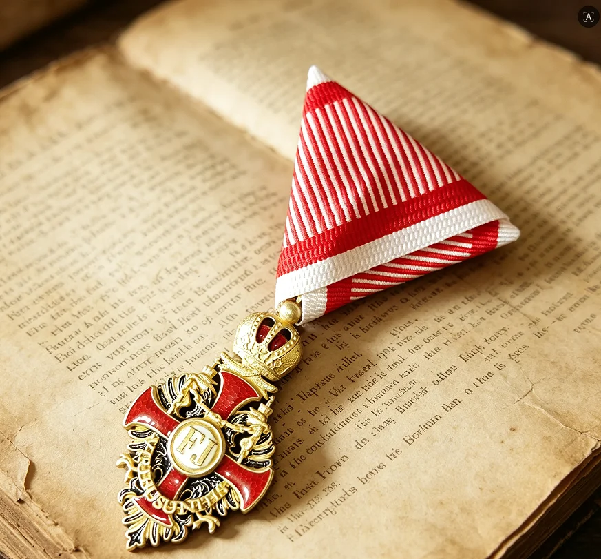 Austro-Hungarian Empire Order of Franz Joseph Grand Cross Set Medal Star Badge with Box Historical Military Reproduction