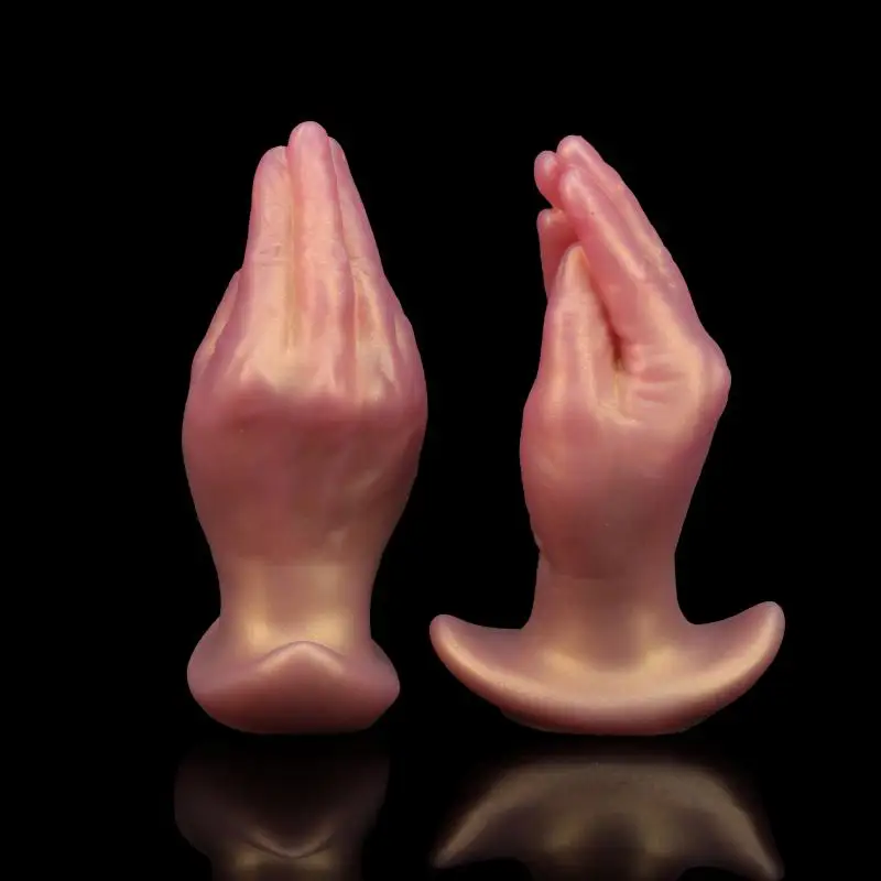 Realistic Hand Silicone Anal Plug Dildo With T-base Wearable Prostate Anal Trainer Sex Toys For Men Women Gay Penetration Anal - Image 6