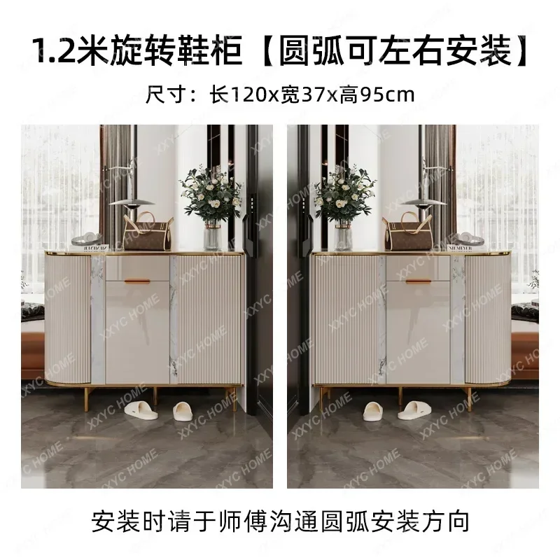 Shoe cabinet,entrance cabinet, integrated partition cabinet,light luxury, simple modern large-capacity foyer against the wall