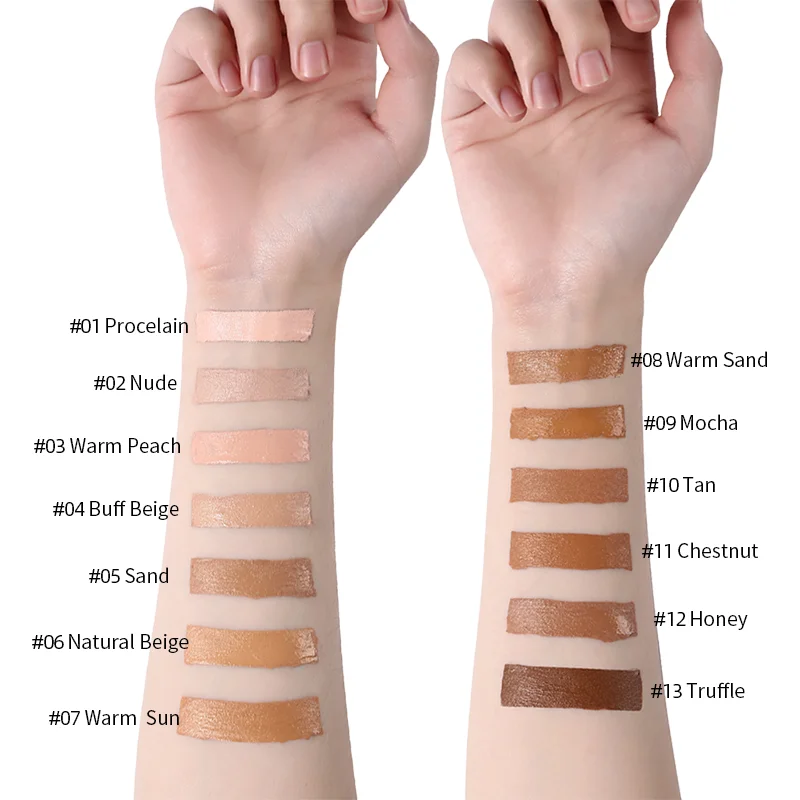 30ml Liquid Foundation Soft Matte Concealer 13 Colors Primer Base Professional Face Make up Corrector Cream Cosmetic