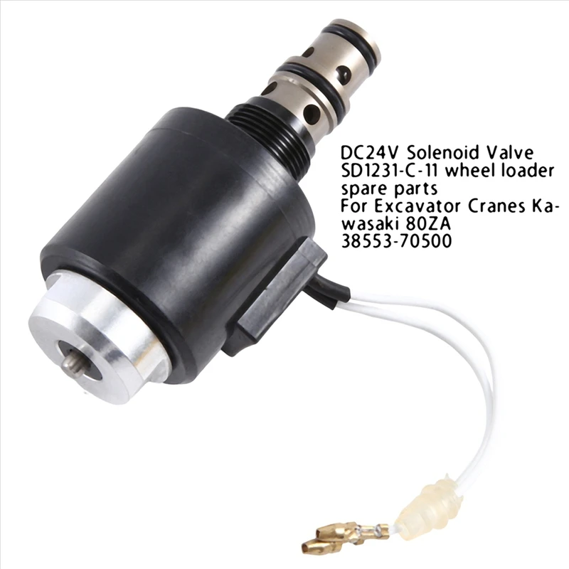 

F9-SD1231C11 Электромагнитный клапан экскаватора для запасной части колесного погрузчика Kawasaki 80ZA