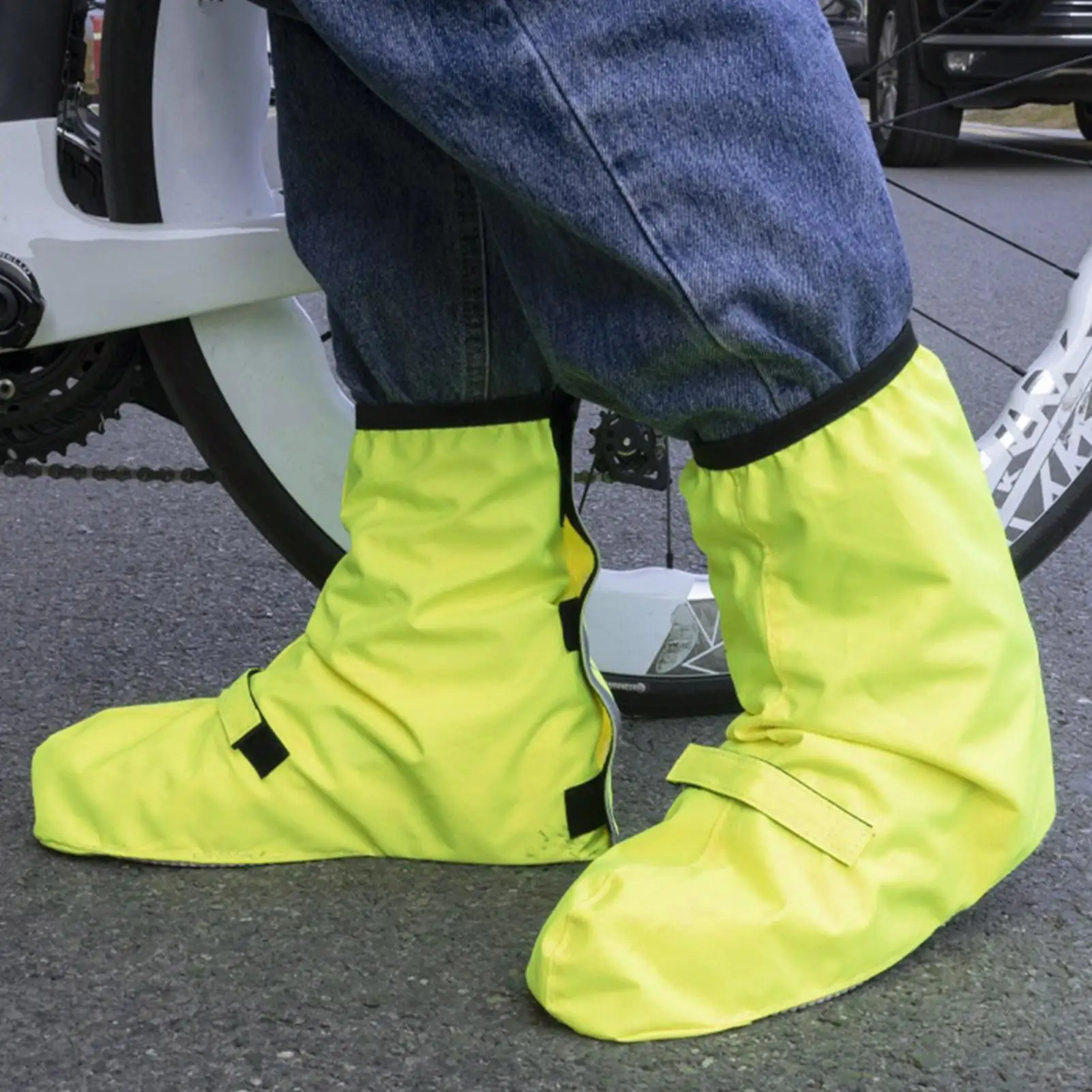 

Waterproof Windproof Shoe Covers Reflective Safety Boot Covers for Outdoor Winter Activities, Camping Hiking Fishing Snow Riding