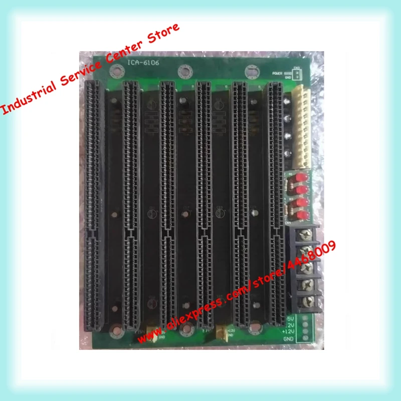 6ISA Backplane 6-slot Chassis ICA-6ISA IPC Baseboard 6 ISA Slots