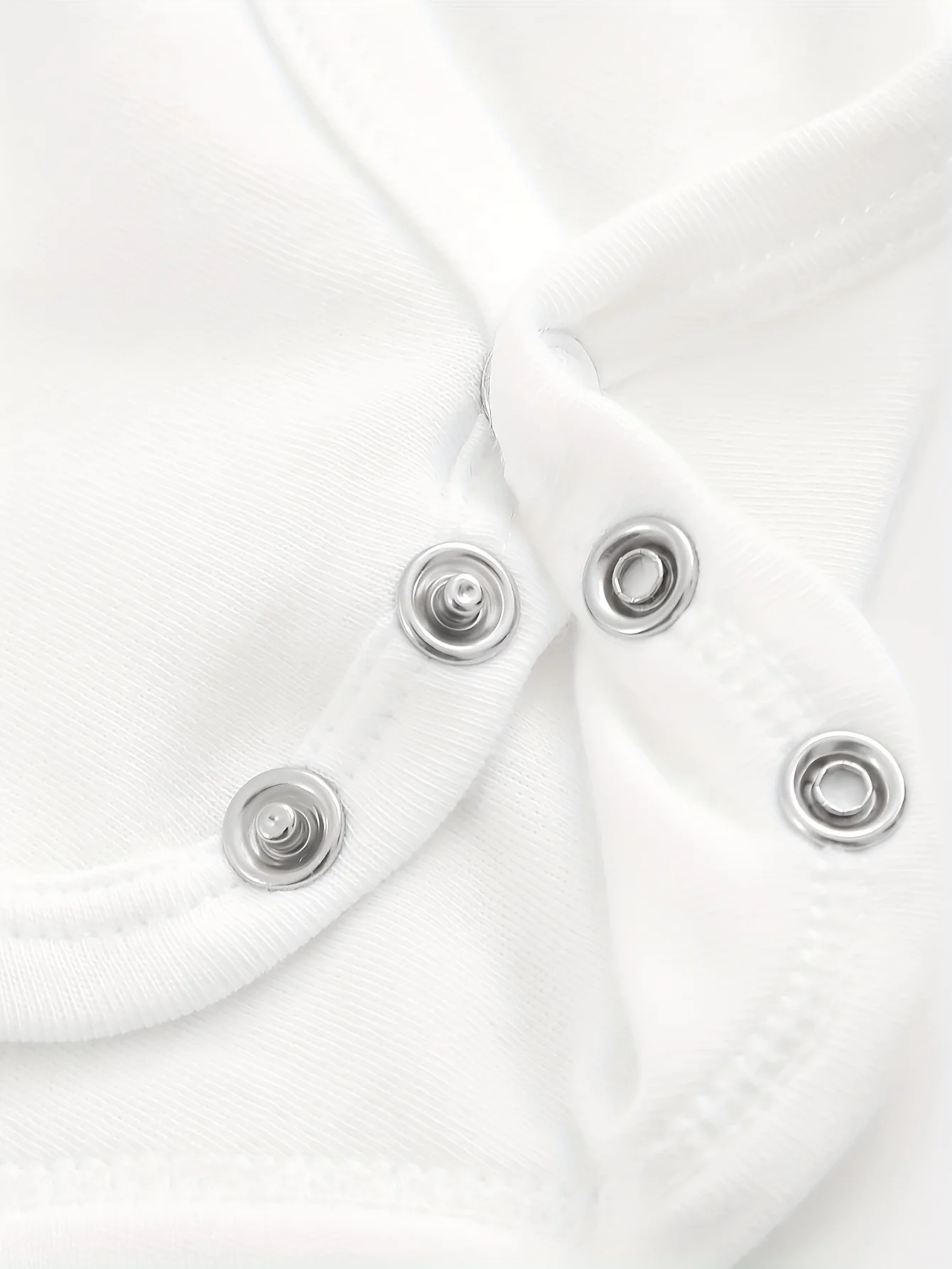 بدلة زحف للأطفال من Irish Little Shamrock للجنسين، قطعة واحدة ناعمة من القطن الخالص، ملابس مناسبة لجميع المواسم، بدلة بيضاء 190GSM #5