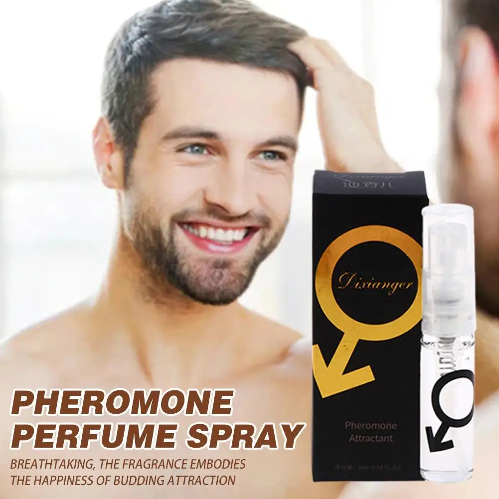 4ML Pheromones Perfume Spray for Getting Immediate Women Male Attention Premium Scent Great Holiday Gifts