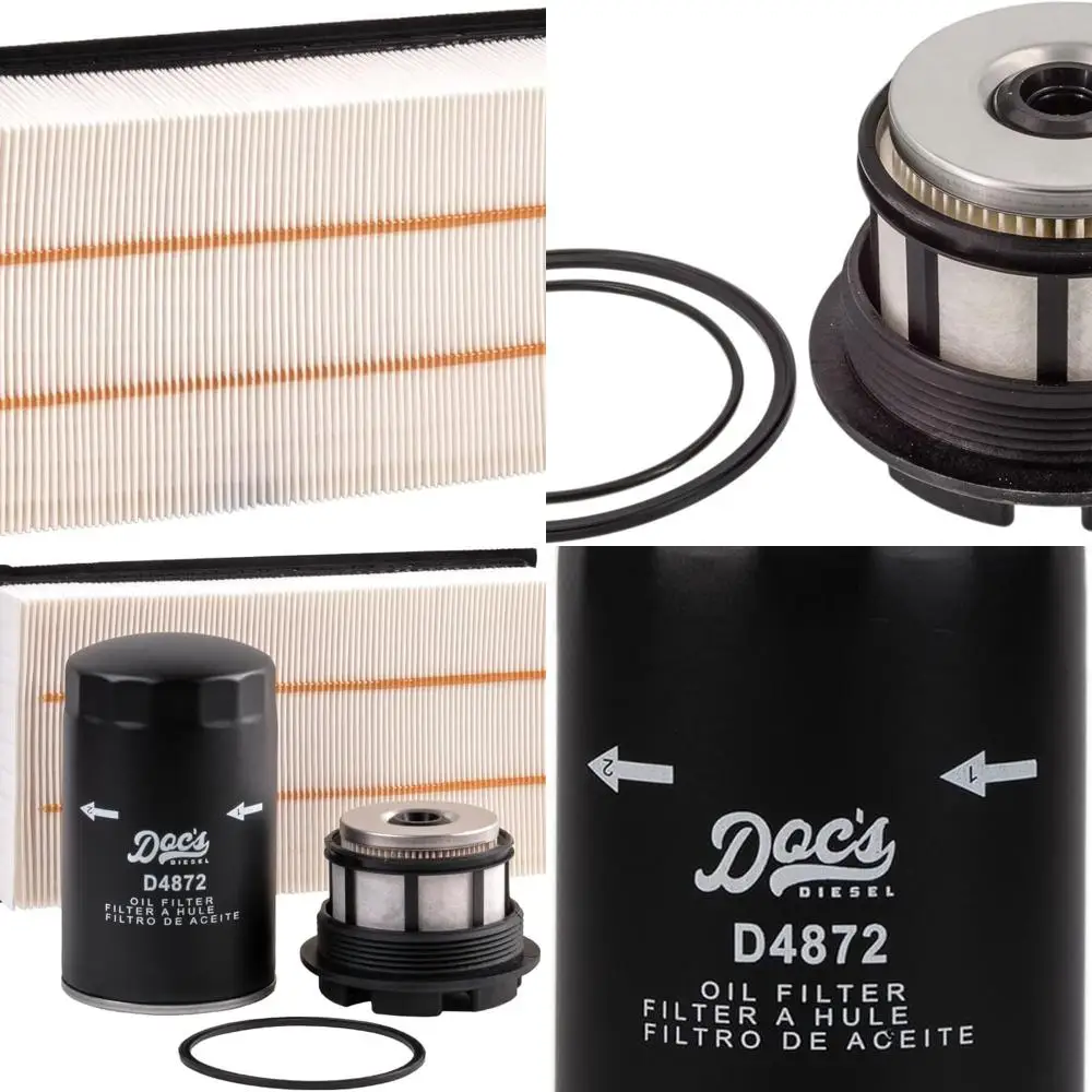 

Комплект фильтров двигателя Powerstroke 7,3 л для моделей Ford Super Duty 1999-2003 гг., заменяет FD4596, FL1995, FA1884