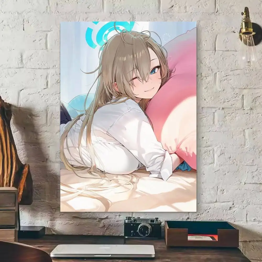 Ichinose Asuna Blue Archive  Poster Waterproof HD Art Wall Decal Self-Adhesive Print