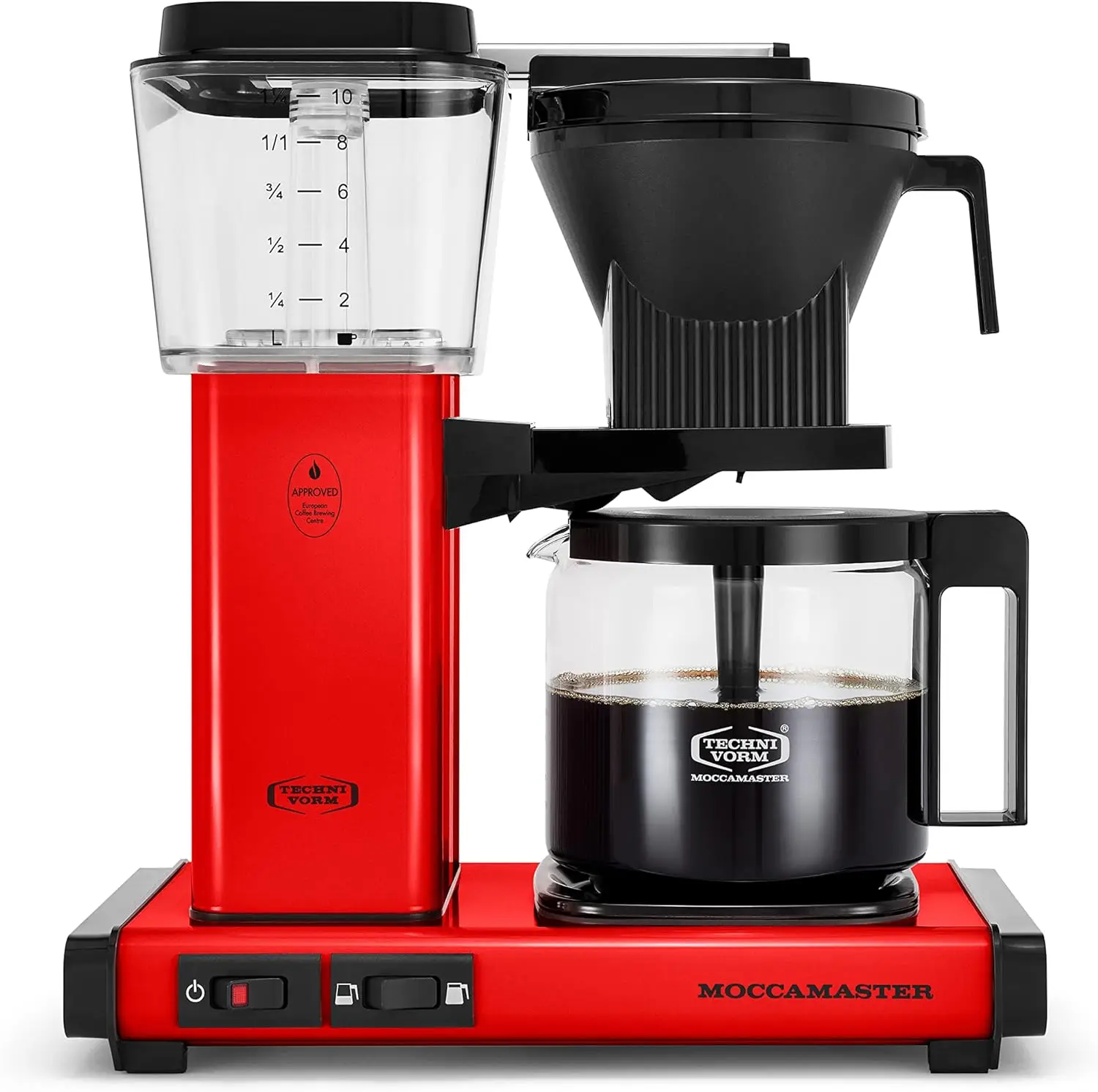 

Кофеварка Moccamaster 53945 KBGV на 10 чашек, красная, 40 унций, 10 чашек, 1,25 л