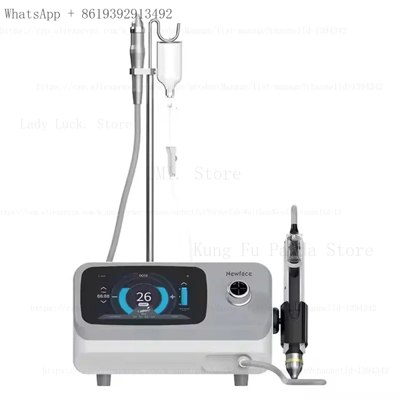 High Pressure Water Injection Gun 2-in-1 Jet Peel Oxygen Facial Cleaning Machine Skin Rejuvenation Tool