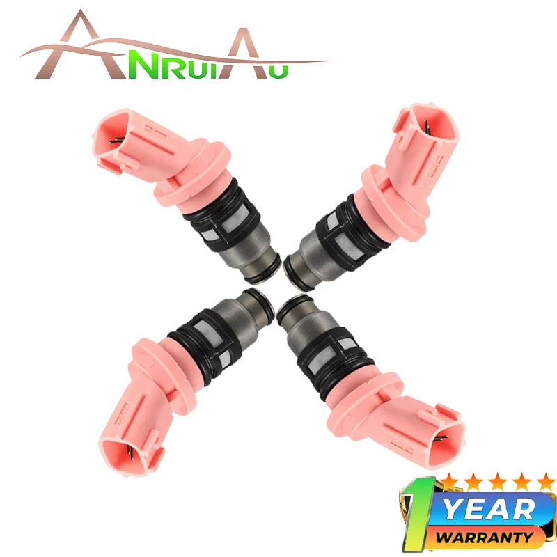 

New 4PCS Fuel Injectors A46-H12 For 1990-2002 Nissan 100 NX B13 Almera N15 Primera P11 Sunny N14 Y10 1.6L 16600-73C00