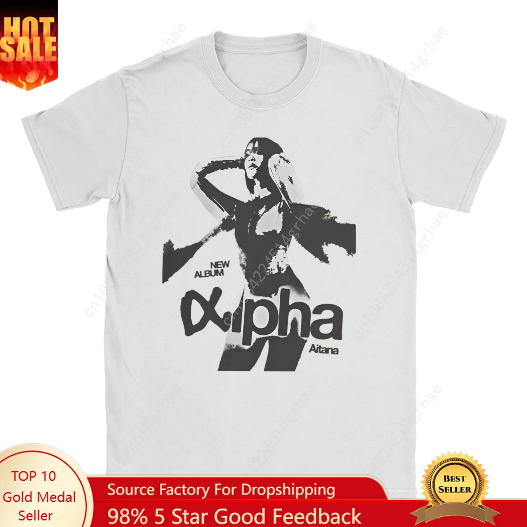 

Singer Aitanas Ocana Men's T Shirt Tour 2025 Humor Tees Short Sleeve Crew Neck T-Shirt 100% Cotton Plus Size Tops