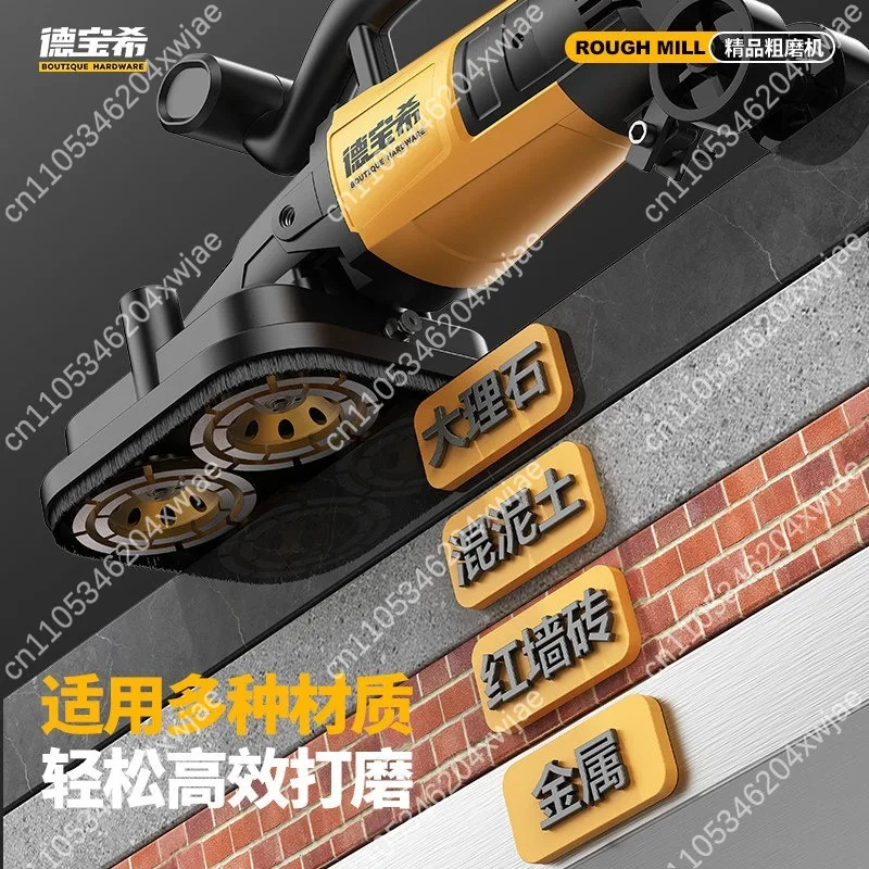 Four Head Dustless Floor Grinder Cement Terrazzo Polishing Machine For Epoxy Concrete Ground