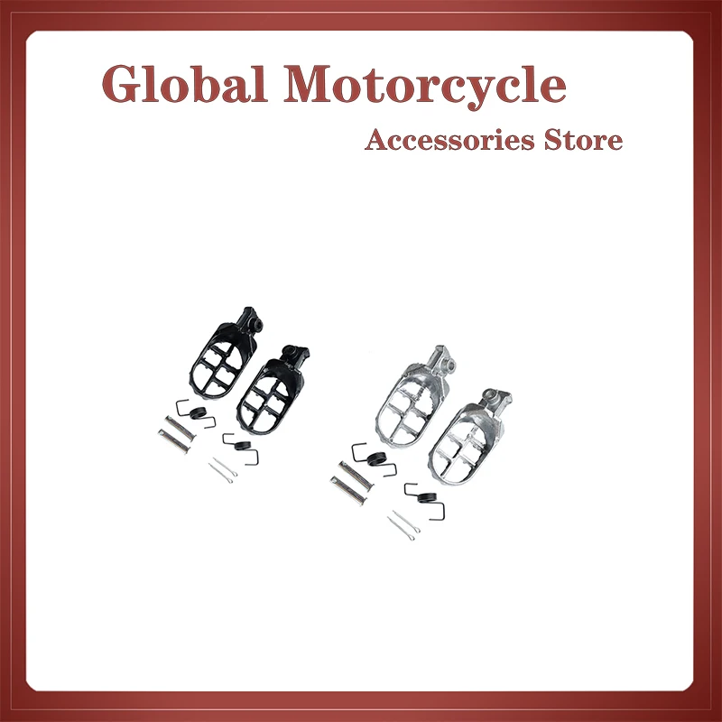 Aluminum motorcycle foot pedals are used for XR50R CRF50 CRF70 CRF80 CRF100F motorcycle foot pedals