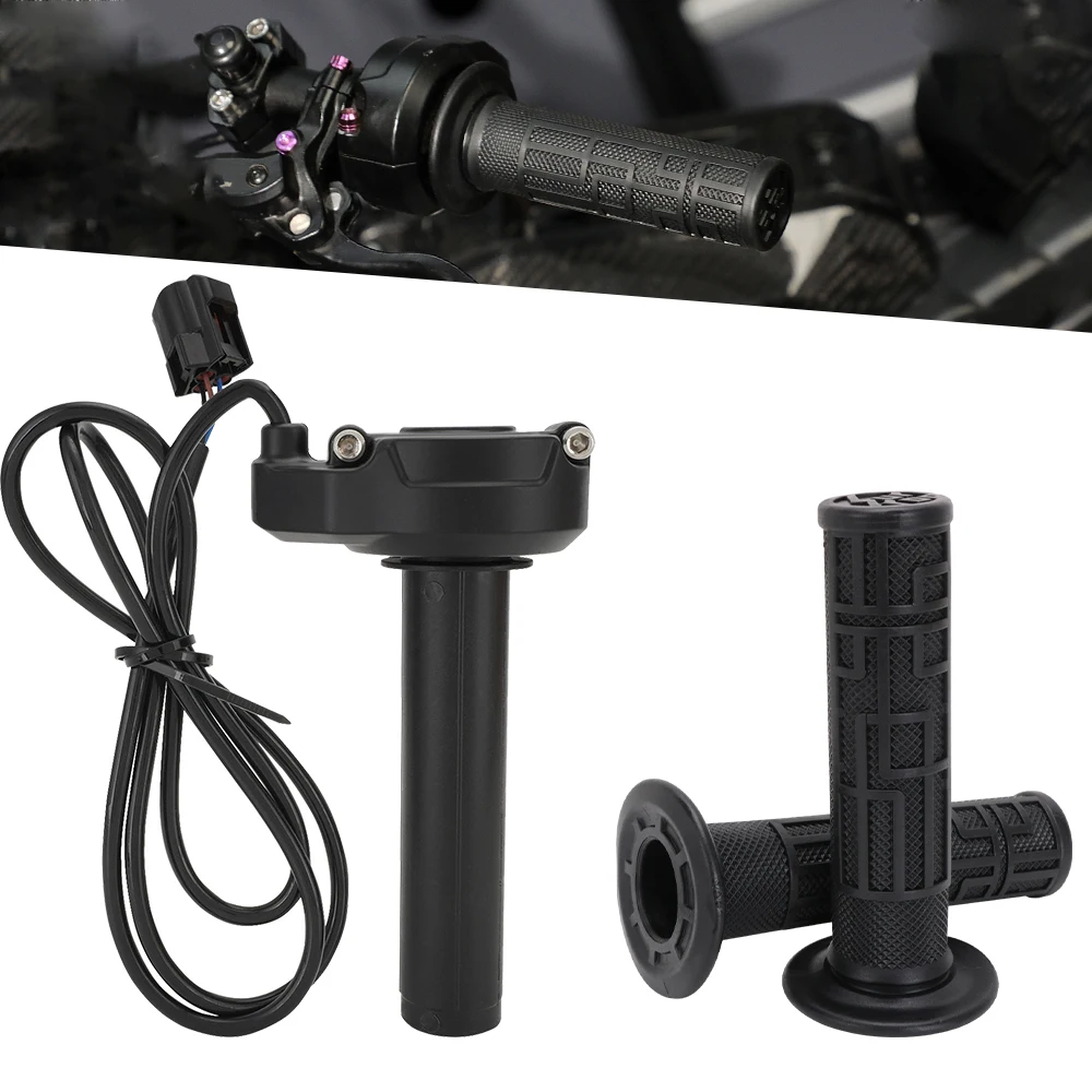Empuñadura de motocicleta con agarre de acelerador para Sur Ron S X Sur-Ron Light Bee S/X 2017-2024, para vehículos eléctricos, motos de cross y E-Bikes