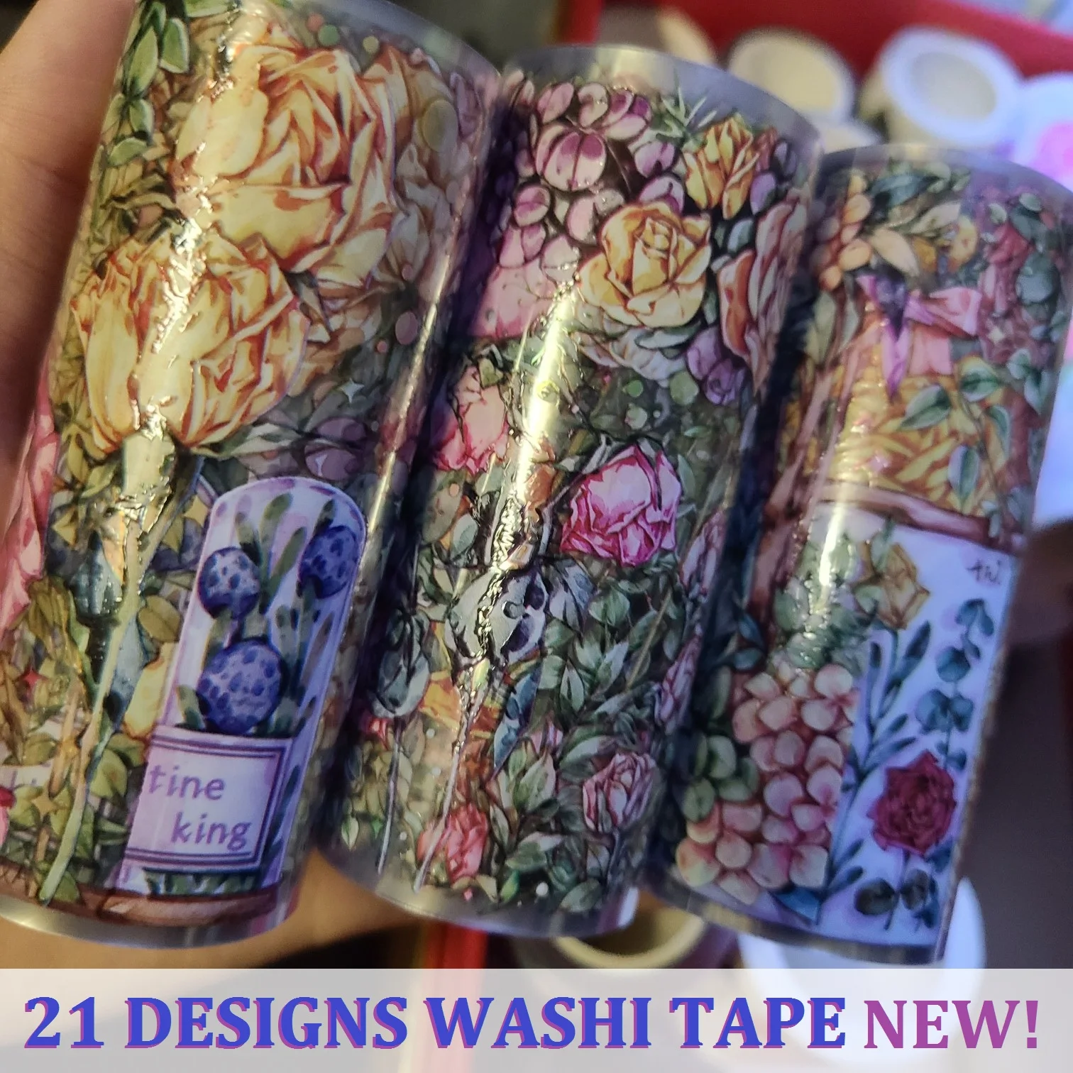 Flowers Girl Washi Tape Masking PET Tape Japanese Adhesive Planner DIY Craft Scrapbooking Diary Journal stationery Stickers Gift