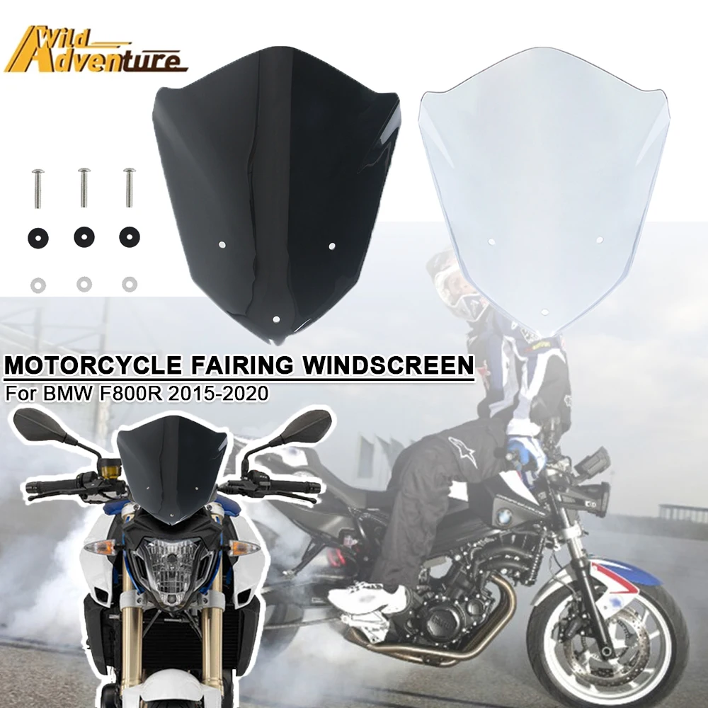 

For BMW F800R F800 R 2015 2016 2017 2018 2019 2020 Motorcycle Windshield Wind Deflector Windscreen Fairing Airflow Deflectors